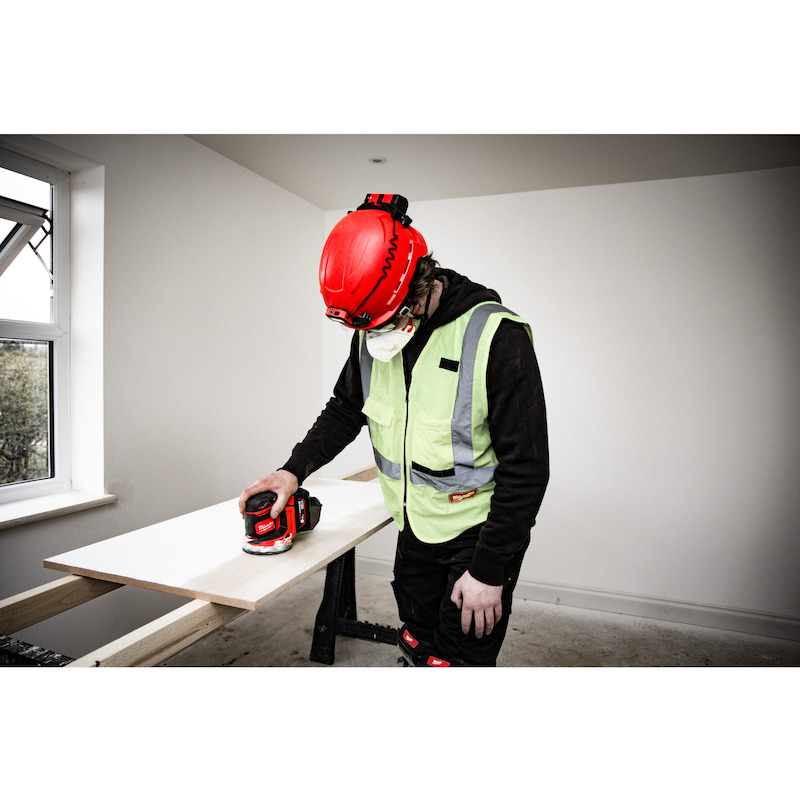 Milwaukee - M18 BOS125-502B - Excentrische accu-schuurmachine - 18 V - 2x 5,0 Ah - ø 125 mm - In tas - 02890843