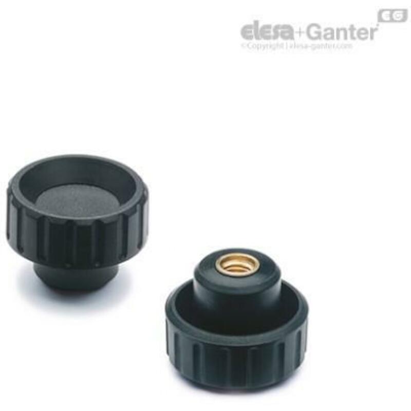 KNOP GEKARTELD ZWART        BT.20 B-M5       ELESA