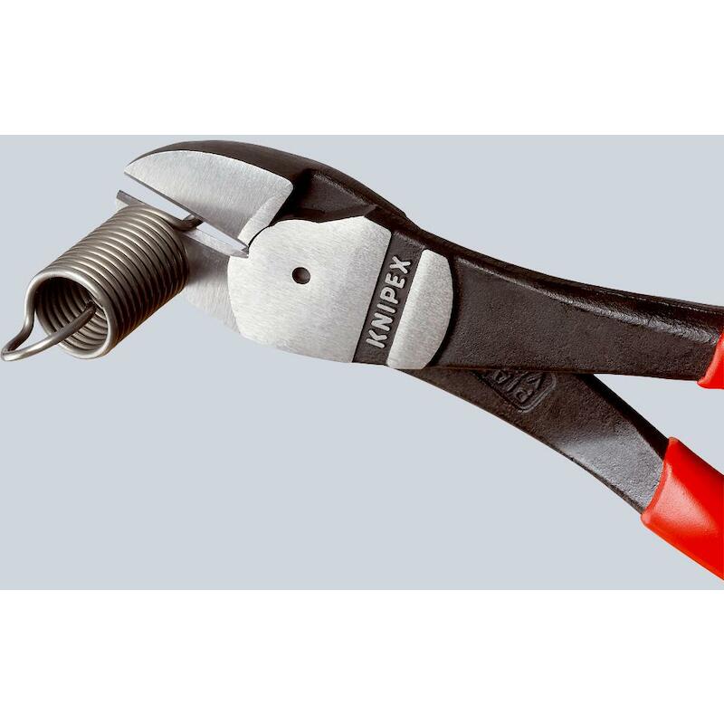 KNIPEX 7401250 KRACHT-ZIJSNIJTANG ZWART GEATRAMENTEERD MET KUNSTSTOF BEKLEED 250 MM