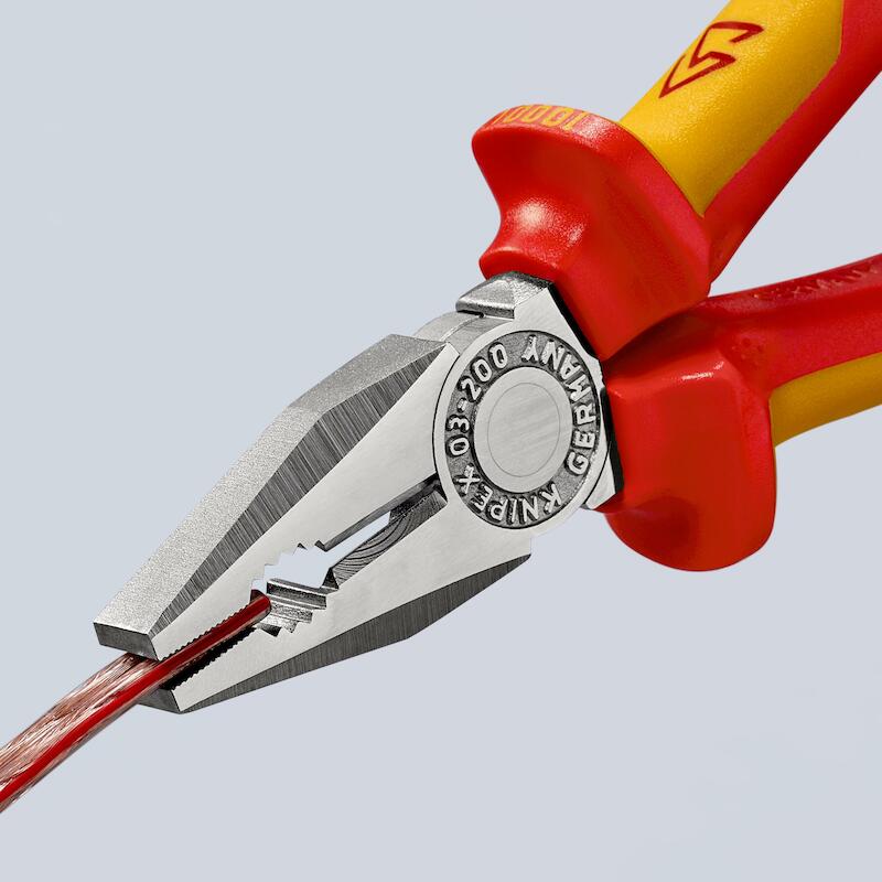 Knipex - Combinatietang - 03 06 200 - vde - Verchroomd - 200 mm - 41190175