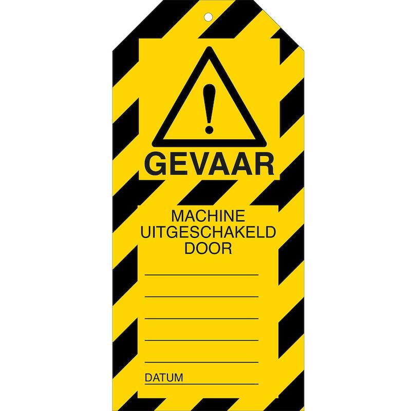 ÉTIQ. 225230 TAG-MACHINE UITGESCH.-110*50   (10PC)