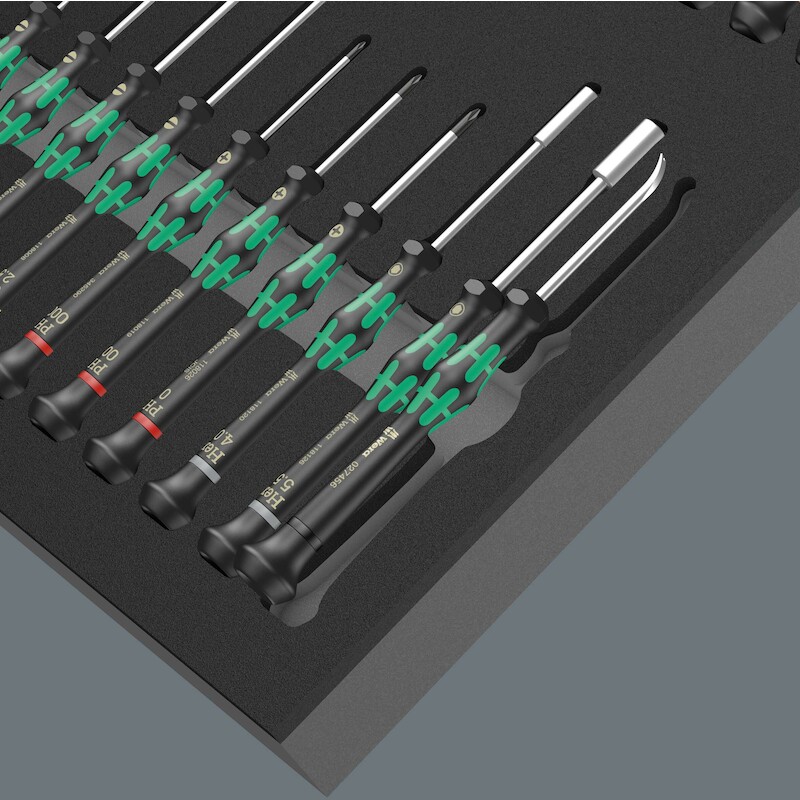 MODULE MOUSSE TOURNEVIS     9715       (24PC) WERA