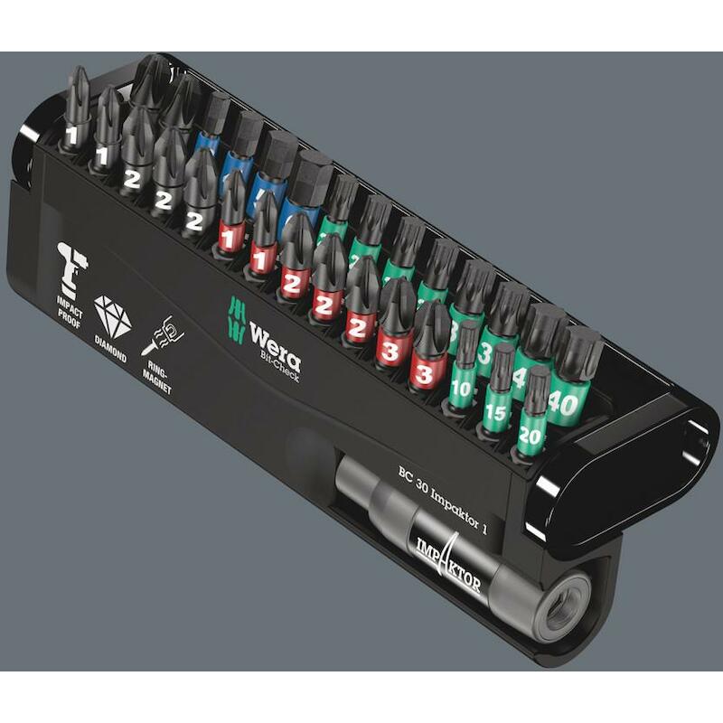 WERA BIT-CHECK 6 TX IMPAKTOR 1 (6-delig)