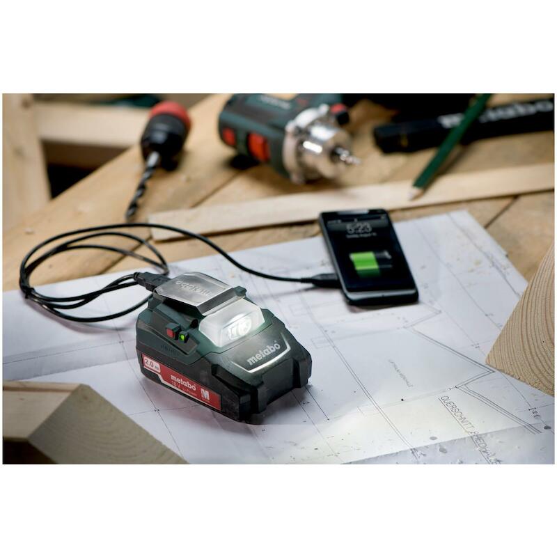 Metabo - Cordless power adapter - pa 14.4-18 led-usb - 14.4–18 V - 02617631