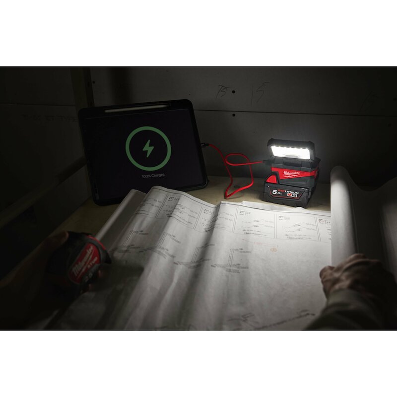LAMPE CHANTIER 18V/BODY USB M18 ALIS-0   MILWAUKEE