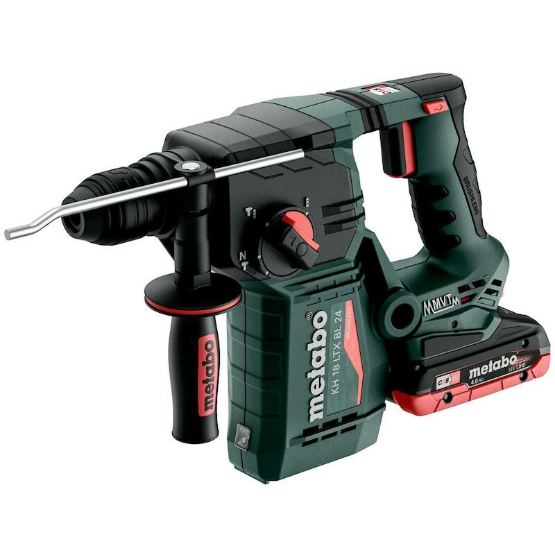 Metabo - Cordless combination hammer - kh 18 ltx bl 24 - SDS-plus - 18 V - 2x 4.0 Ah LiHD - 2.2 j - metaBOX 165 L - 03228724