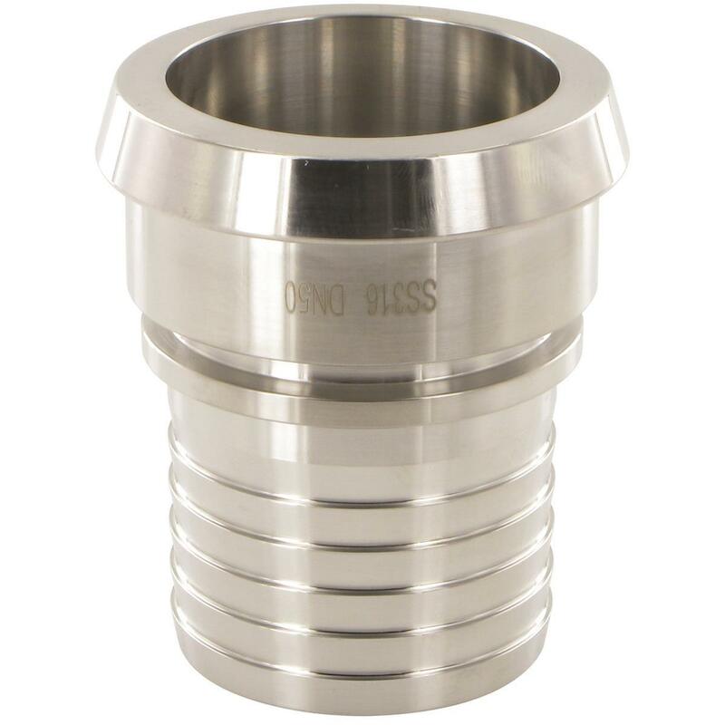 KOPPELING DN65 X SLT63MM RIB+KR. DICHTK.   RVS-DIN