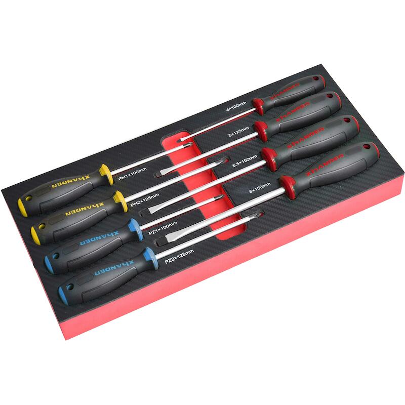 FOAM INLAY MET 8 SCHROEVENDRAAIERS