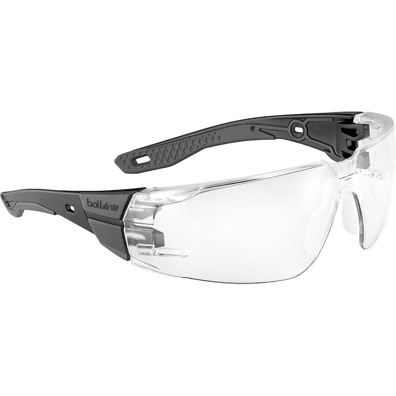 Bollé - Lunettes de sécurité - RUSH+ 2.0 - pc - Incolore hd - Anti-rayures/anti-buée - en iso 16321-1 - Gris/noir - 08138909