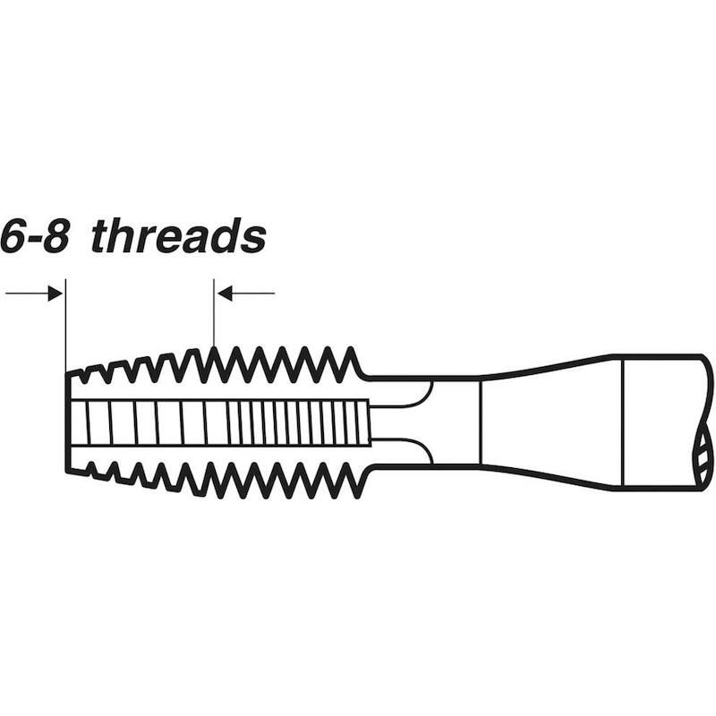 TARAUD MACHINE HSS-E DIN376 38350 - M12 FORM A VOL