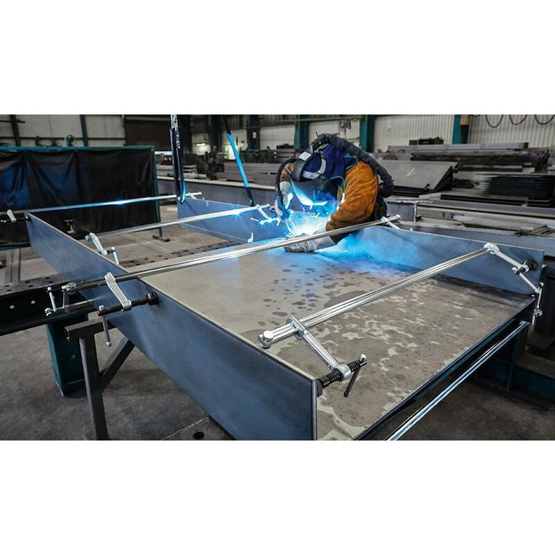 GLIJBEUGEL - BESSEY SLV - COMPLEET KNEVELGREEP INCL. SPECIALE DRUKPLAAT - 120 MM
