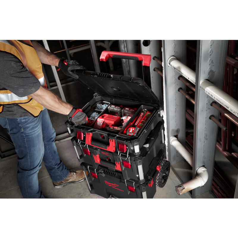 SET PACKOUT TROLLEY+COFFRES 4932464244(3PC)MILWAUK