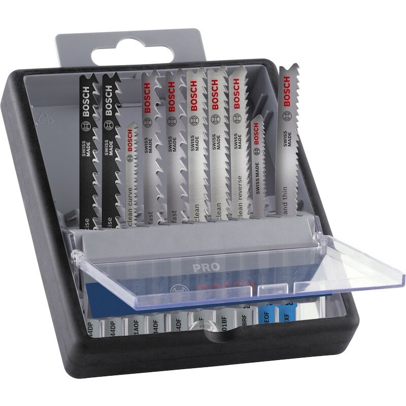 JEU LAMES SC.SAUT. BO/MET.  2607011944 (10PC)BOSCH