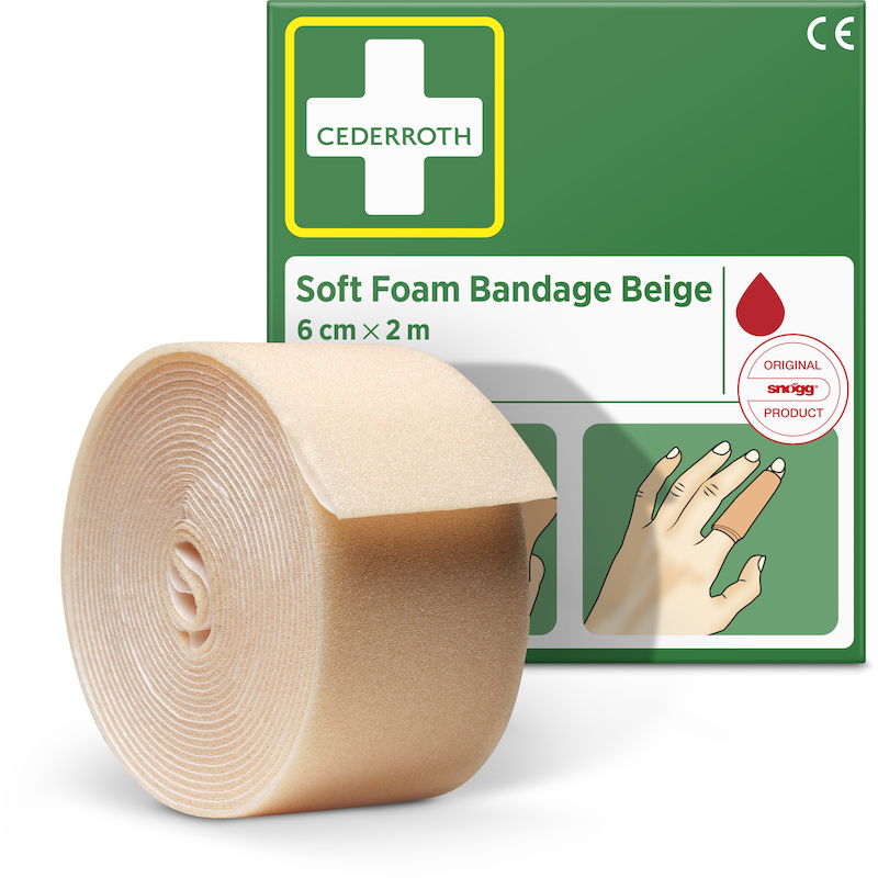 PANSEMENT EN MOUSSE BEIGE   51011019 - 6CM X 2,0M