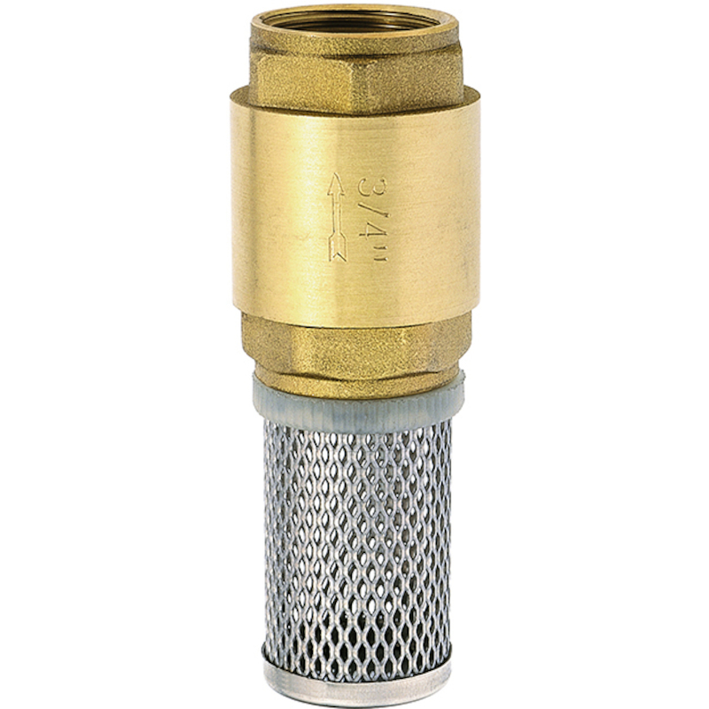 ZUIGKORF/ANTI RETOUR 3/8" MESSING