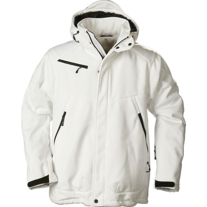 MANTEEAU SOFTSHELL          SKELETON BLANC    3XL
