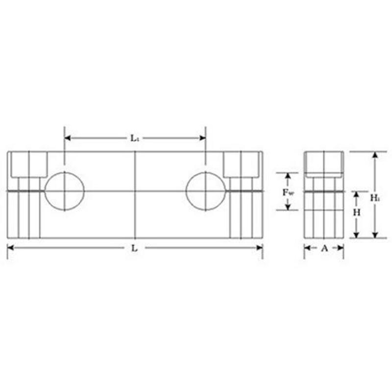 PALIER BRIDE D'ARBRE TANDEM LEBS 16 A      EWELLIX