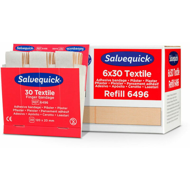 PANSEMENT TEXTILE LONG      6496    (6X30PC) SALVE