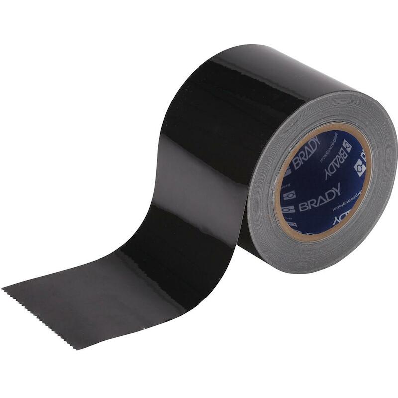 BANDE DE MARQ.AU SOL NOIR   104370 101,6MMX30M