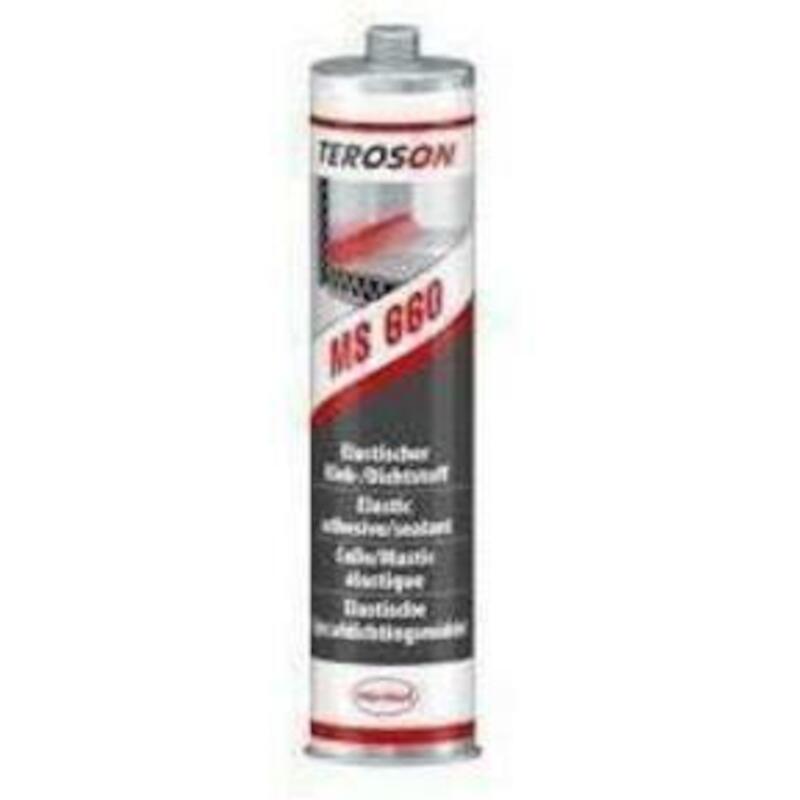 Teroson - Elastische lijm en afdichtingskit - Terostat ms 660 - Transparant - 310 ml koker - 02854889