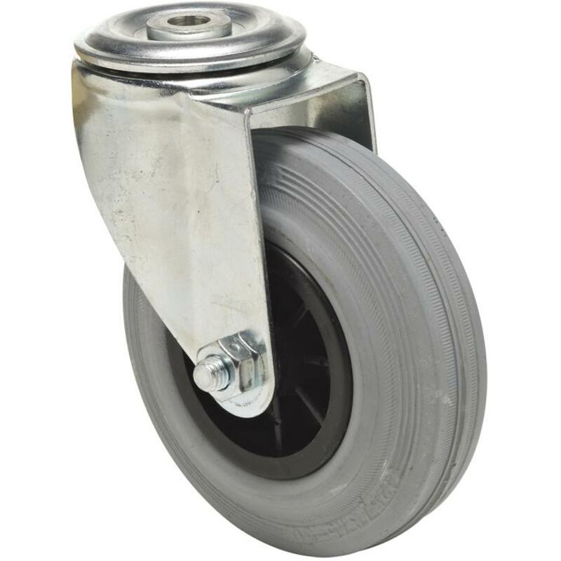 ROULETTE PIVOTANTE CAOUTCH. JPPG 0805 2000 -  50KG
