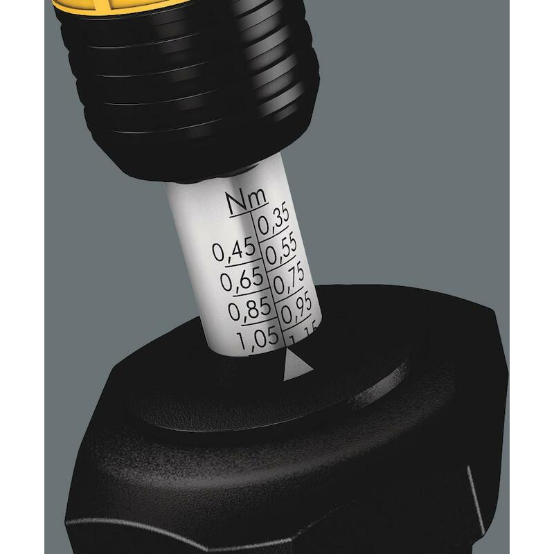 WERA SERIE 7400 KRAFTFORM ESD INSTELBARE MOMENTSCHROEVENDRAAIER (0,1-3,0 NM) MET RAPIDAPTOR SNELWISSELHOUDER (50 NM)