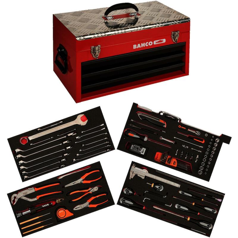 CAISSE D'OUTILS REMPLI      1483KHD3RB-FF7 (124PC)