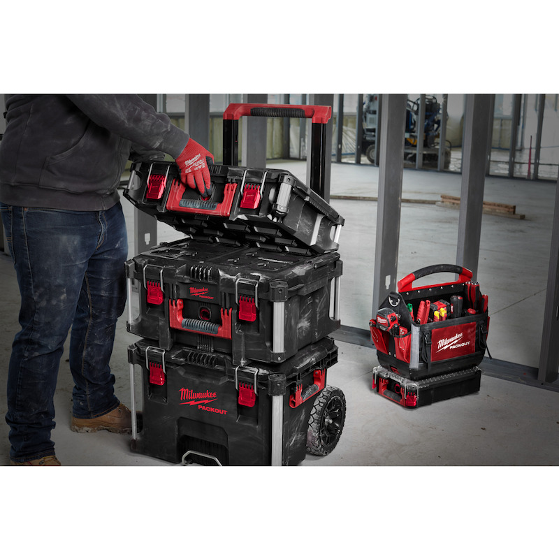 SET PACKOUT TROLLEY+COFFRES 4932464244(3PC)MILWAUK
