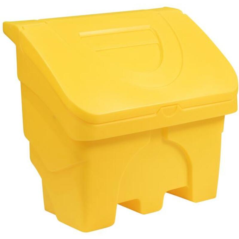 BAC À SEL JAUNE 200L        1005X590X885MM PLASTIB