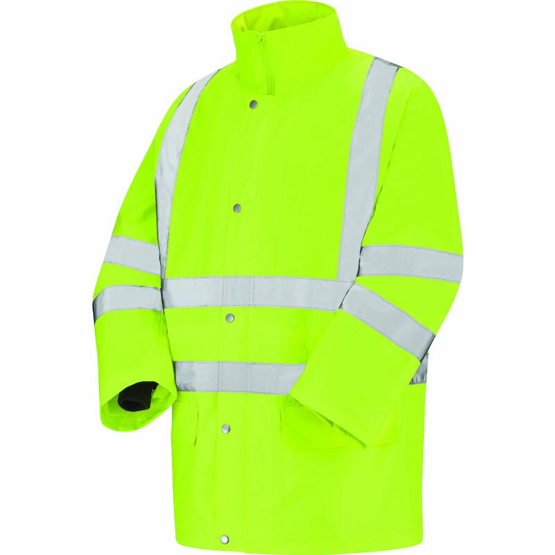 First - regenjas hoge zichtbaarheid - P70EHY4 - en iso 20471 klasse 3 - geel - maat L - 08137289