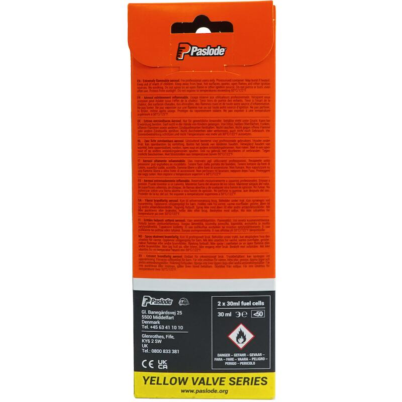 CARTOUCHE DE GAZ JAUNE IM   300341 - 2PC   PASLODE