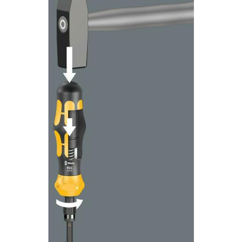 SLAGSCHROEVENDR.1/4"X163,5  921 - 25NM        WERA