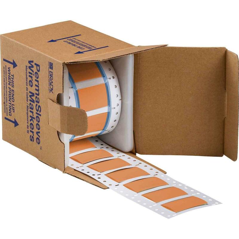 KRIMPKOUS - BRADY 110405 - ORANJE 50,8X 31,8 MM (100 EA)