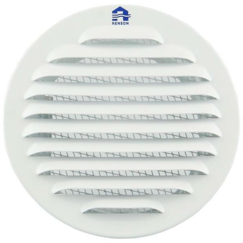 GRILLE ESTAMPÉE+MOUST.9010  435R - D100     RENSON
