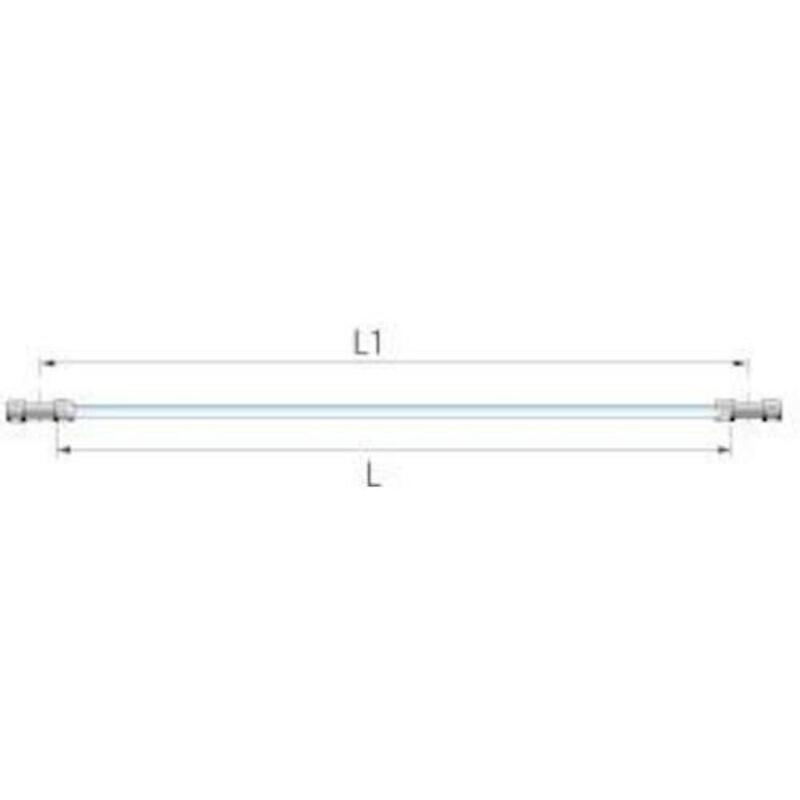 ALU-BUIS BLAUW 22X25        1003A25 04 00 (L=3M)TR
