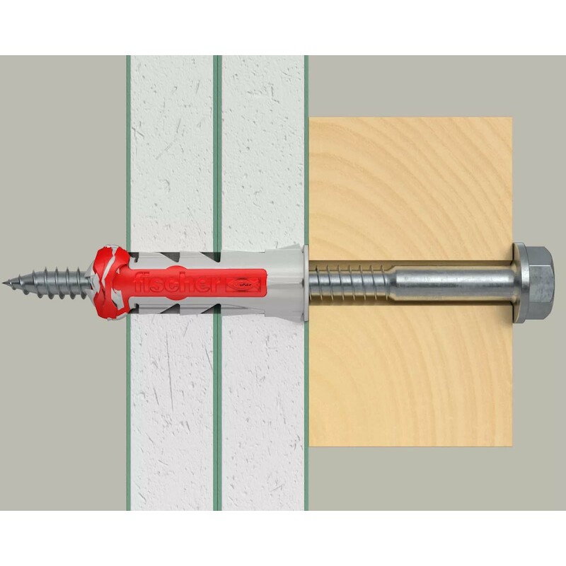 PLUG NYLON 10X50 S(+SCHROEF)DUOPOWER       FISCHER