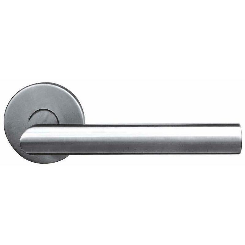 DEURKRUK L GELAST INOX 19MM BASIC           CRIDEA