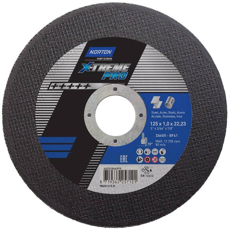 SNIJSCHIJF 125X1,0X22,23MM  X-TREME PRO     NORTON