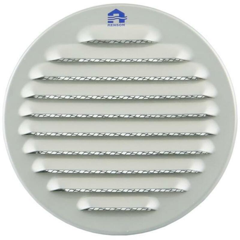 GRILLE ESTAMPÉE+MOUST.ALU   435R - D100     RENSON