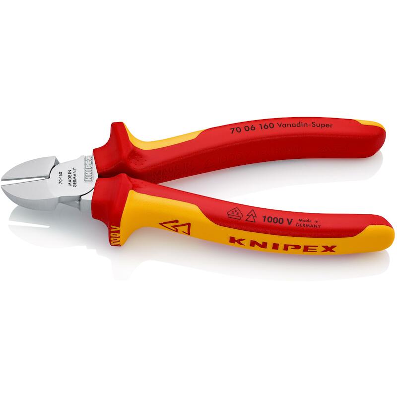 PINCE COUPANTE DE CÔTÉ VDE  70 06 - 160MM   KNIPEX