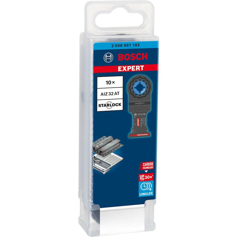 Bosch - Plunge cut saw blade - Expert aiz 32 at - Starlock - carbide - for metal - 32 x 40 mm - 10 pieces - 08052468