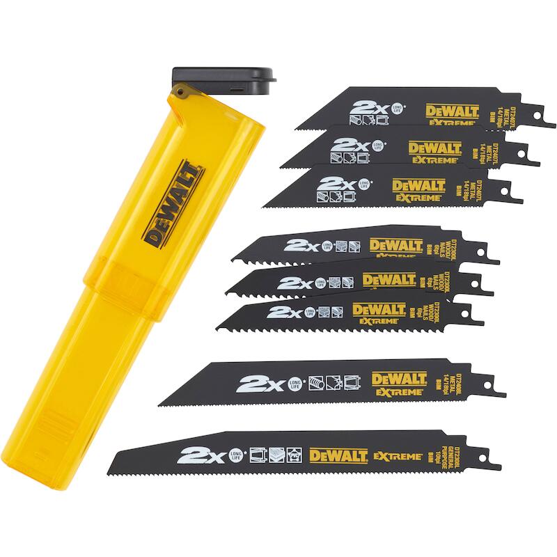 JEU LAMES SCIE SABRE DÉMOL. DT2443L    (8PC)DEWALT