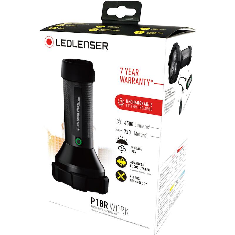 ZAKLAMP 4500LM-720M-70U     P18R WORK(1XLI-ION)LED