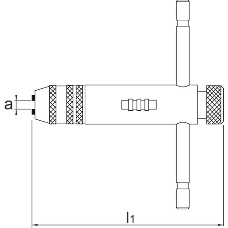 RATELTAPHOUDER NR.2         81.930 (L=100MM) PHANT
