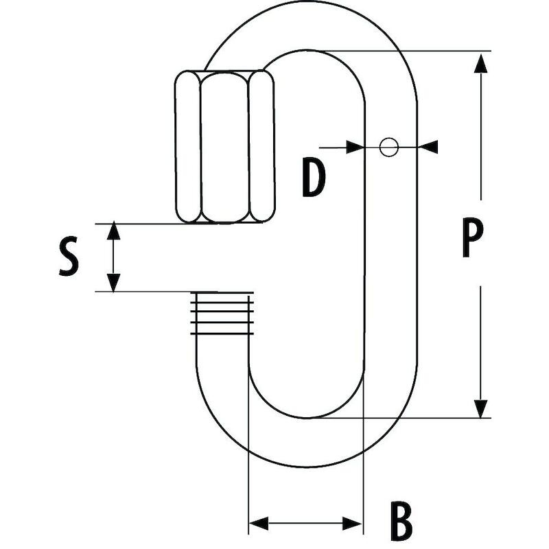 KARABIJNHAAK RVS 4MM        OK                REMA