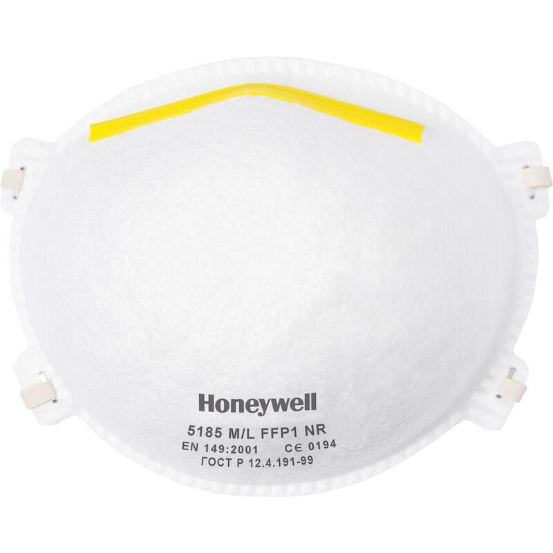 WEGWERPMASKER ZONDER VENTIEL - HONEYWELL 5185 - FFP1 ONE SIZE