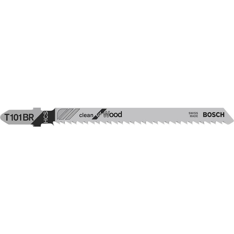 Bosch - Jigsaw blade - t 101 br Clean for Wood - 100 mm - 5 pieces - 02223978
