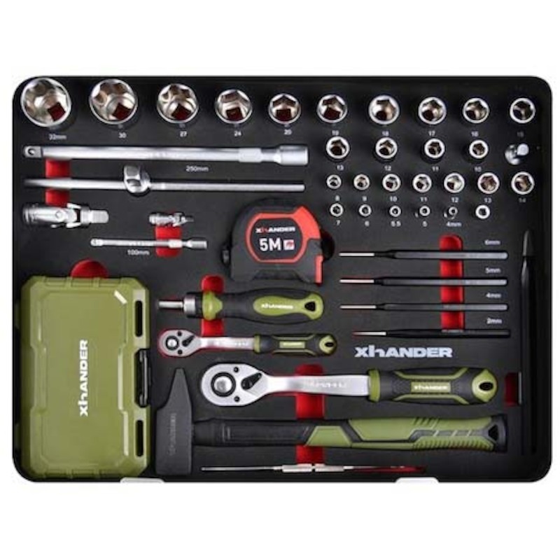 COFFRE A OUTILS MECHANIK    P76HIRX (165PC)XHANDER