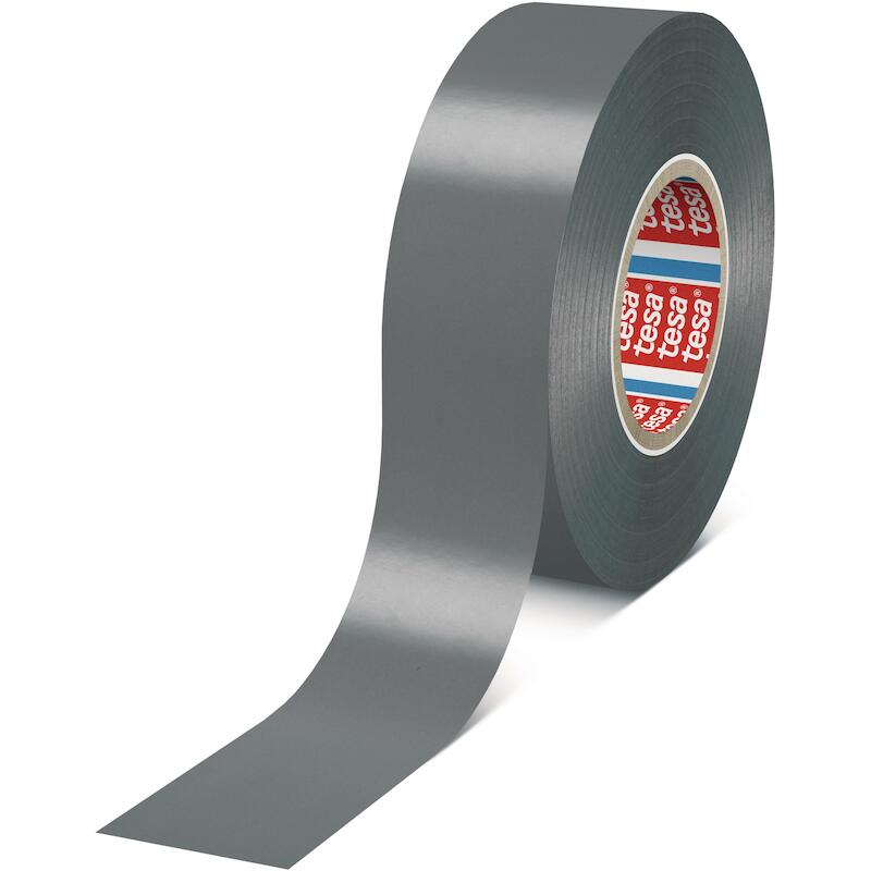 Tesa - Ruban isolant - Tesaflex 4163 - pvc souple - Gris - 19 mm x 33 m - 130 µm - 19090099