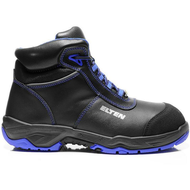 CHAUSS.ESD HAUT S3S NO/BL   REACTION BLEU 42 ELTEN